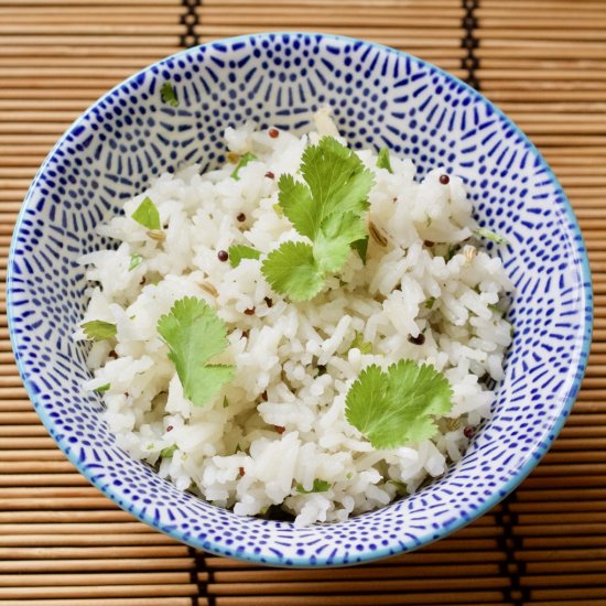 Easy Indian Spiced Basmati Rice