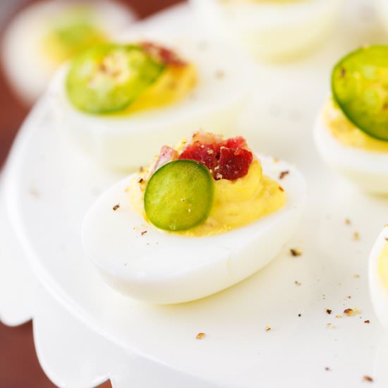 Spicy Deviled Eggs