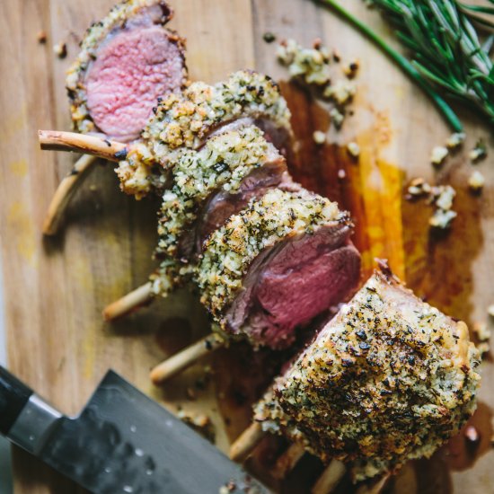 Herb Crusted Rack of Lamb