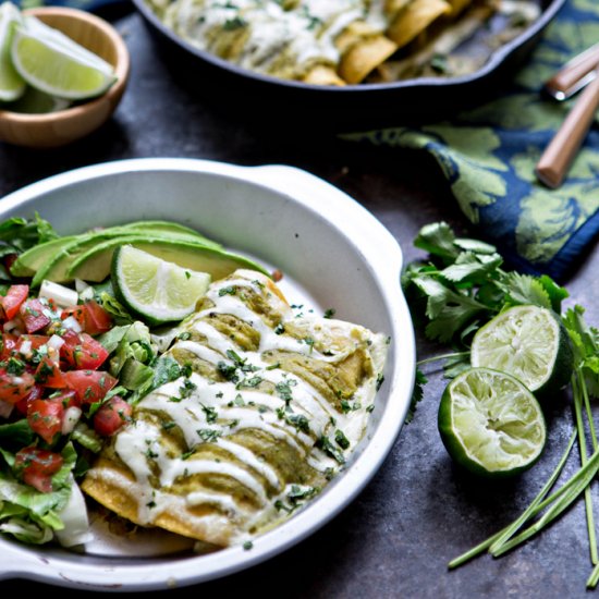 Chicken Enchiladas