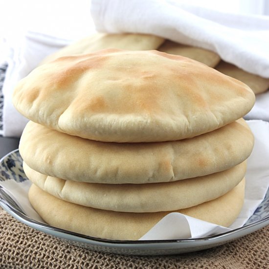 oven baked pita bread