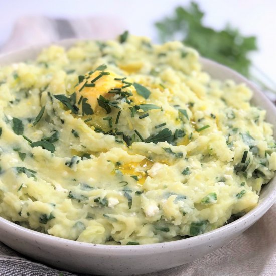 Spinach Mashed Potatoes