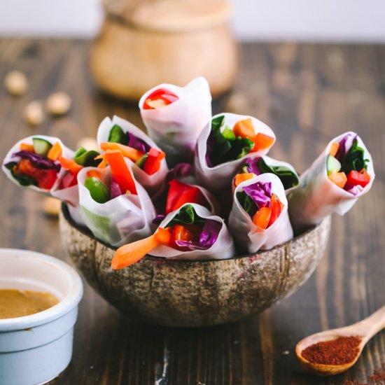 Rockin’ Vegan Spring Rolls