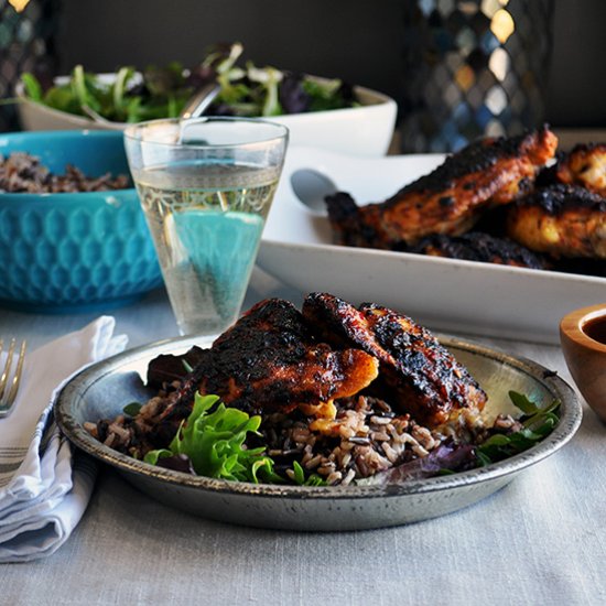 Honey Chili Glazed Chicken Thighs