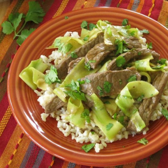 Thai Beef and Broccoli Noodles