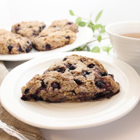 Gluten-Free Vegan Blueberry Scones