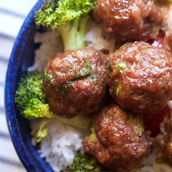 Korean BBQ Meatballs