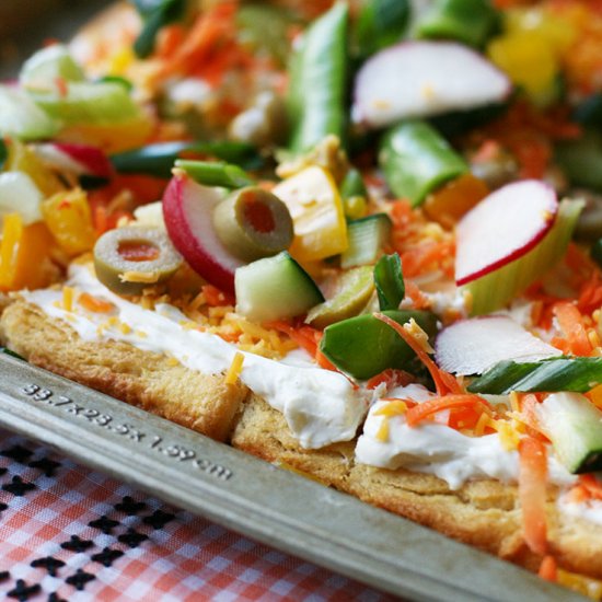 Cold Veggie Pizza