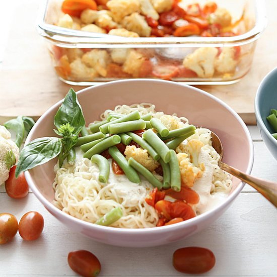 Mie Noodles with Green Beans