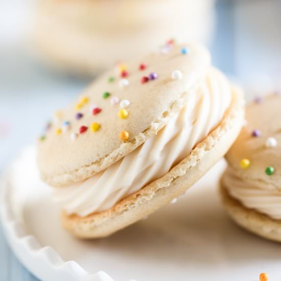 Confetti French Macarons