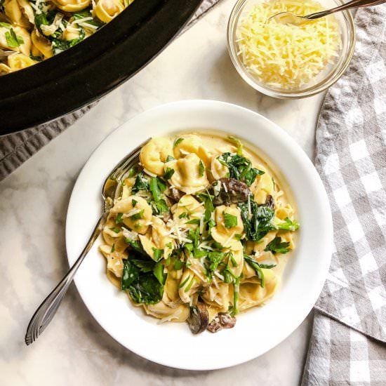 Mushroom-Spinach Tortellini