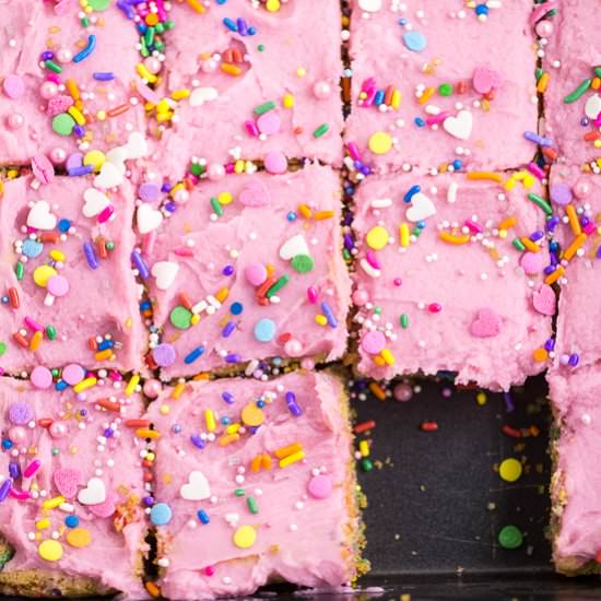 Frosted Sugar Cookie Bars