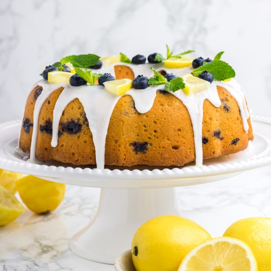 Lemon Blueberry Bundt Cake