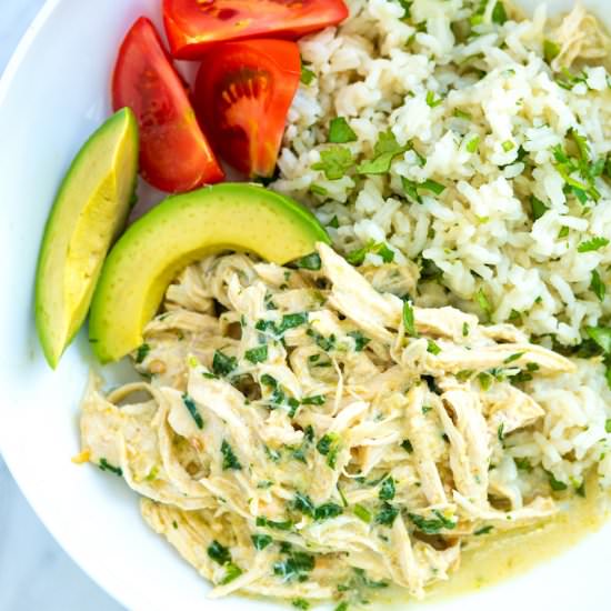 Instant Pot Salsa Verde Chicken