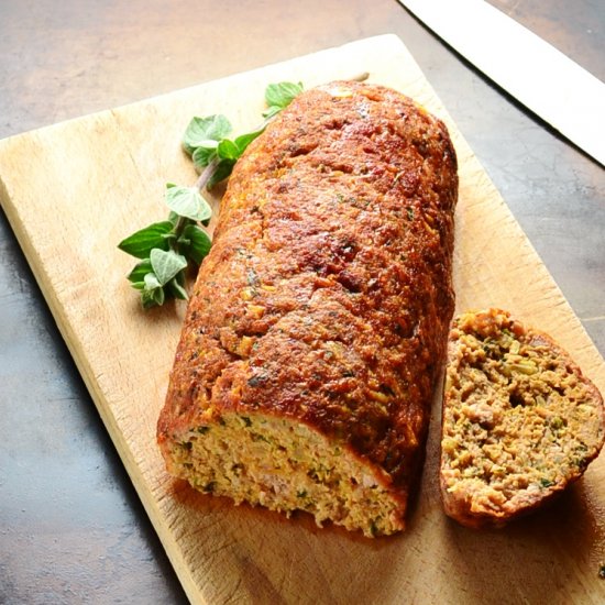 Turkey Meatloaf with Fresh Herbs