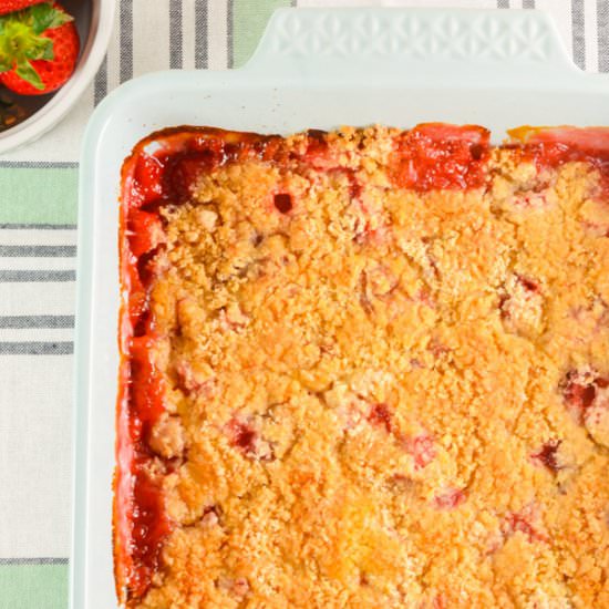 Strawberry Rhubarb Cobbler