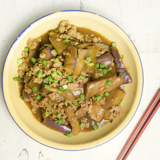 Sichuan Eggplant and Pork Stir-fry