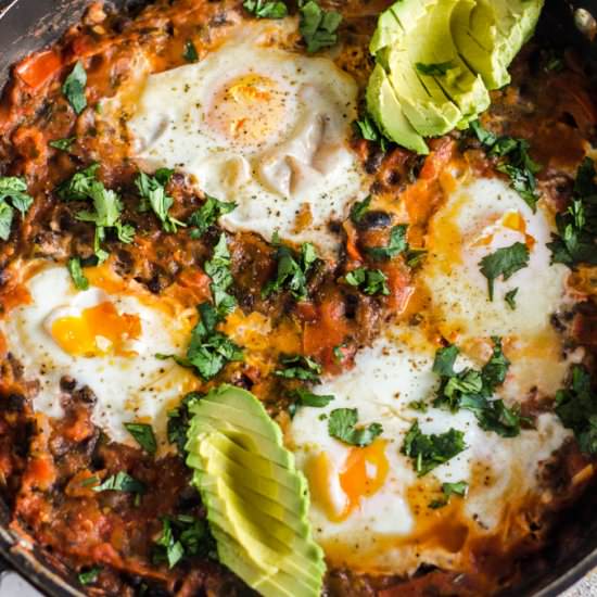 Veg-Packed Baked Eggs