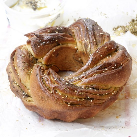 Za’atar and Olive Oil Challah