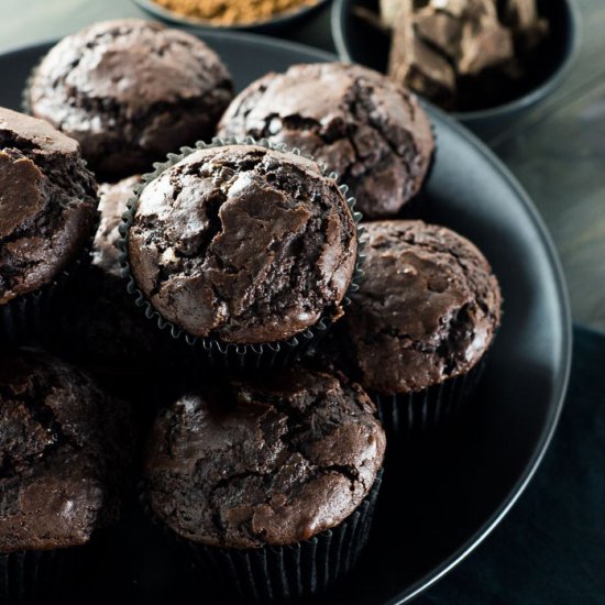 Double Chocolate Muffins