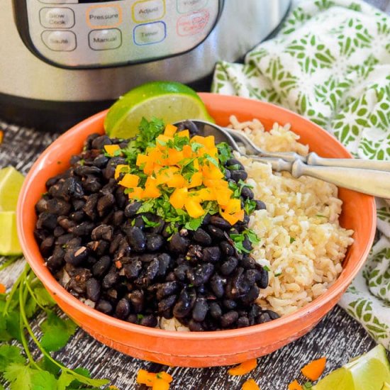 Seasoned Pressure Cooker Black Bean