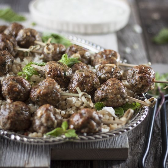 Lamb Meatballs with CousCous