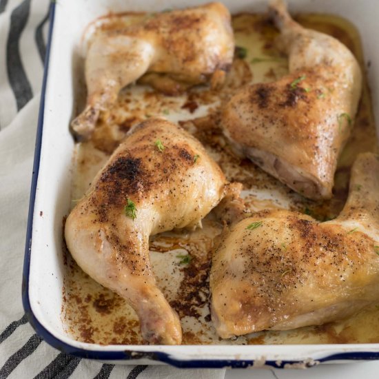 The Best Baked Chicken Leg Quarters