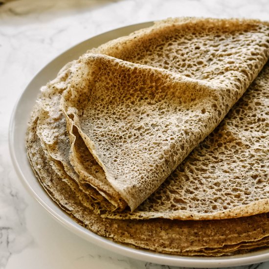 Buckwheat Crepes from Brittany