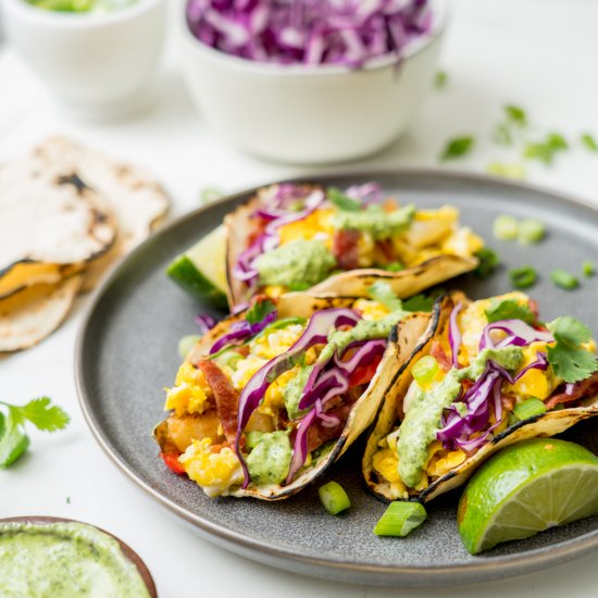 Easy Peasy Breakfast Tacos