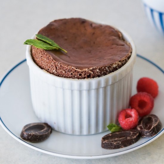 Paleo Chocolate Soufflé