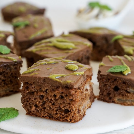 Pear & Chocolate Paleo Brownies