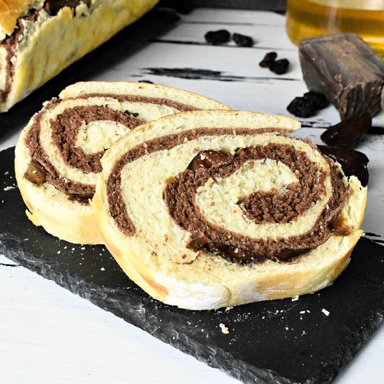 Sugar Free Chocolate Swirl Bread