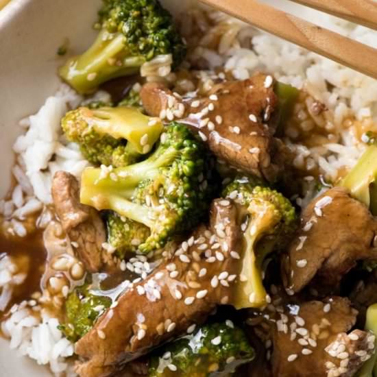 CHINESE BEEF AND BROCCOLI