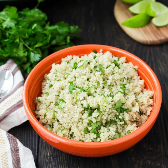 Instant Pot Cilantro Lime Quinoa