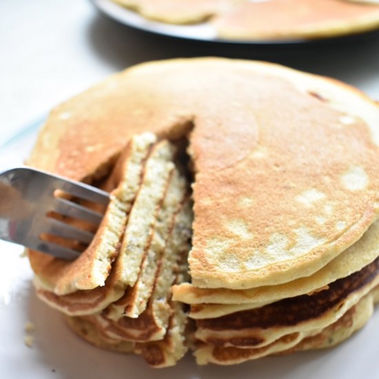 Dairy Free Flax Chia Pancakes