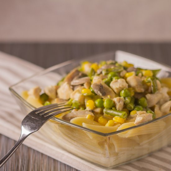 Creamy Chicken & Vegetable Sauce