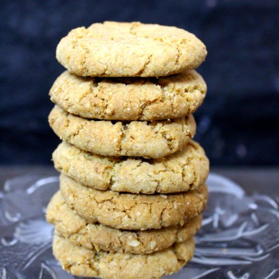 Oats & Wholewheat Eggless Cookies