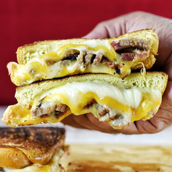 Brisket Grilled Cheese Sandwich