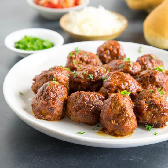 Meatballs in Chipotle-Lime Sauce