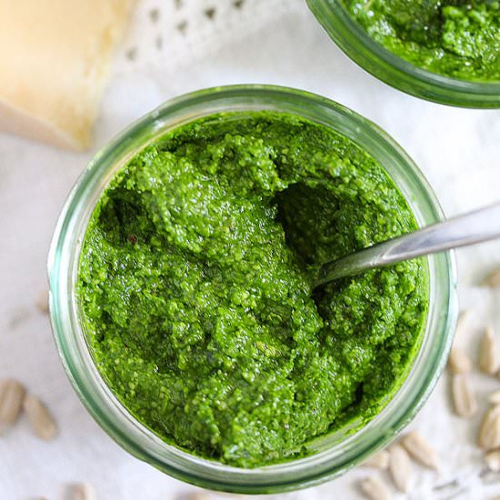 Wild Garlic Pesto with Parmesan