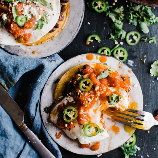 Huevos Rancheros Tostadas