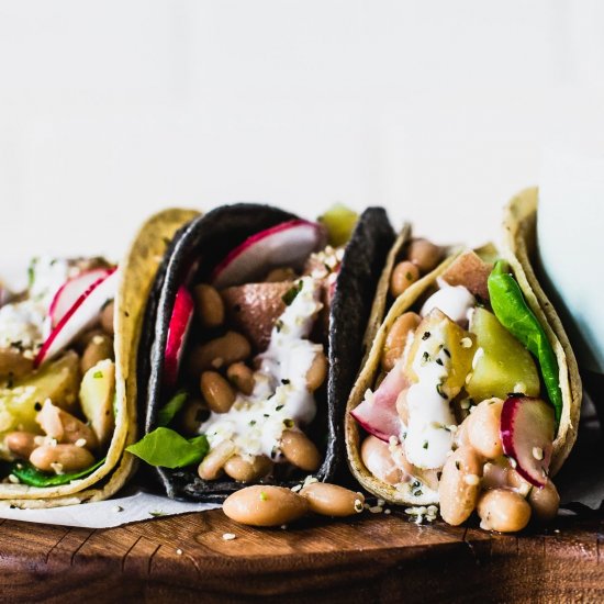 Vegetarian Spring Tacos