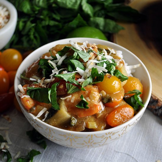 Thai Curry Shrimp and Rice