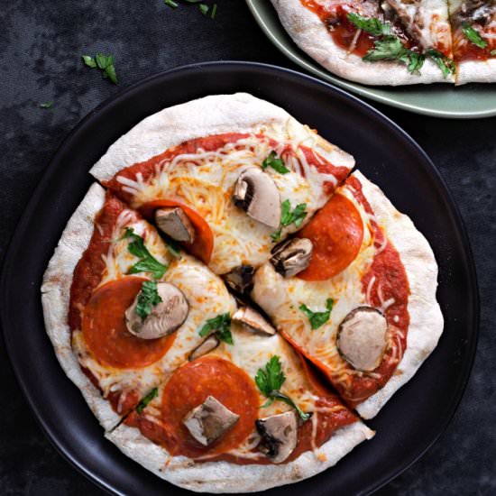 Easy Individual Grilled Pizza