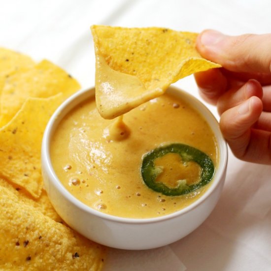 Nut-Free Vegan Nacho Cheese Sauce