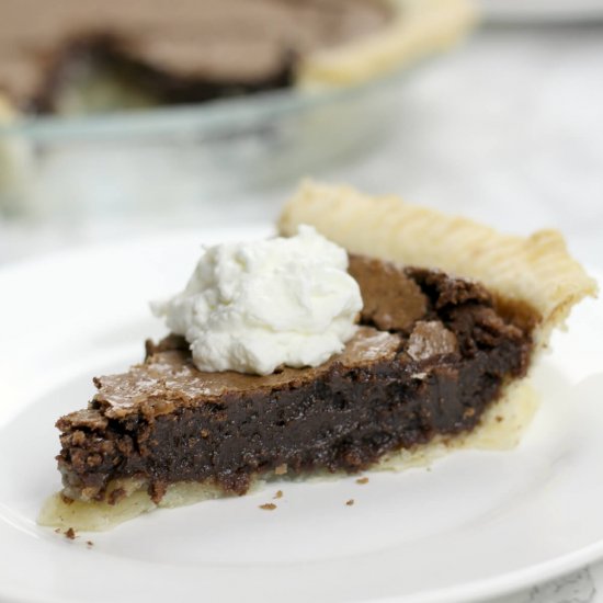 Fudge Pie with Cocoa