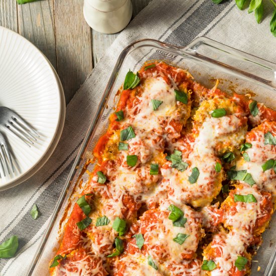 Healthy Eggplant Parmesan