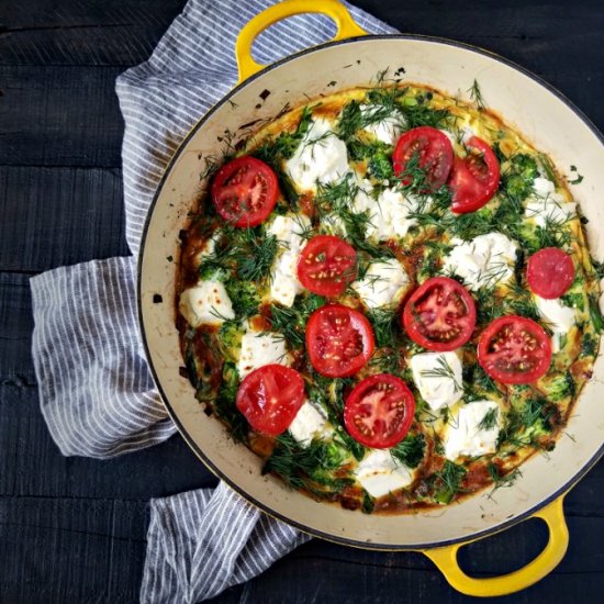 breakfast for dinner frittata