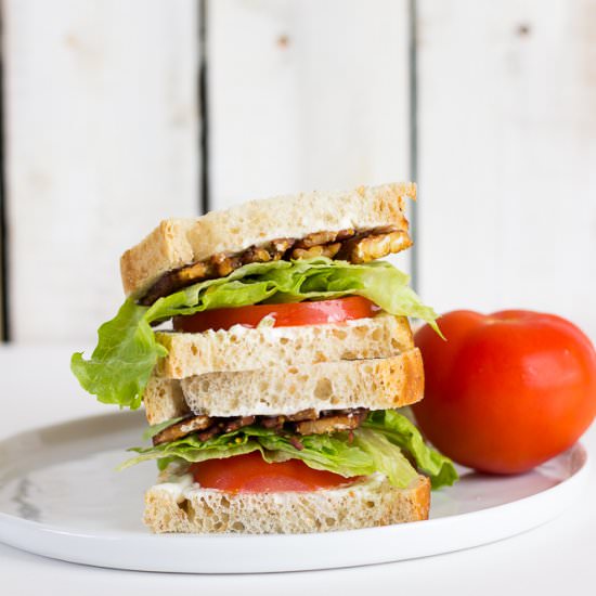 Vegan BLT Sandwiches