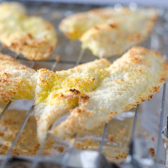 Parmesan Crusted Flounder